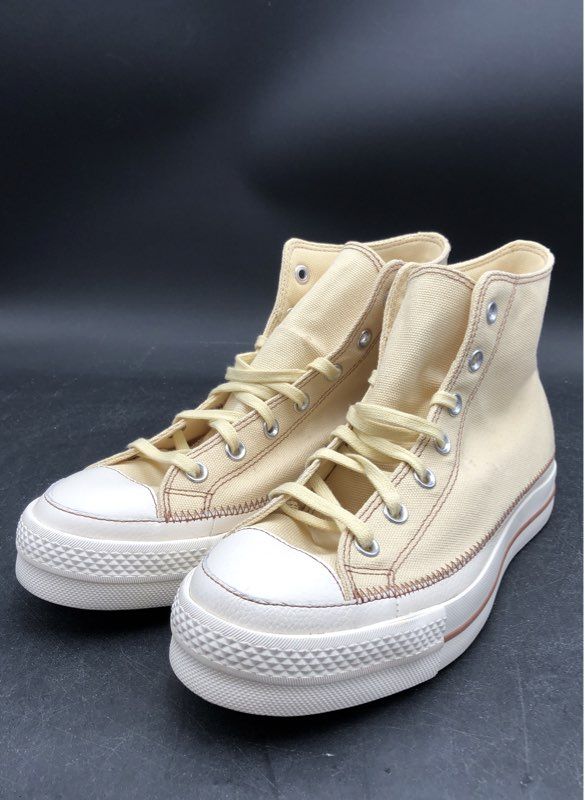 Converse Women's CTAS Lift Canvas Limited High Yellow Athletic Shoes - Size 10.5
