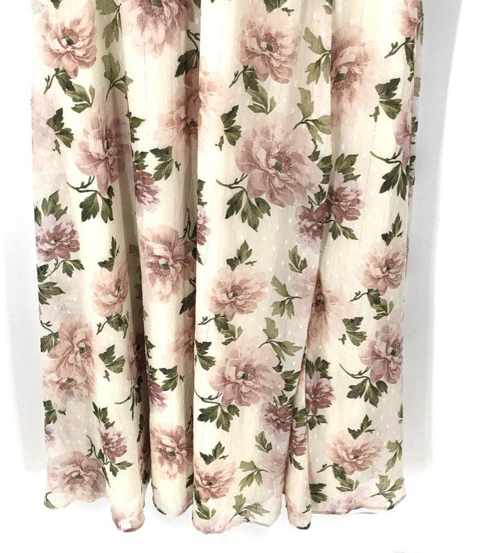 Premier Amour Women's NWT Bloom Blush Floral Maxi Dress Long Sleeve Sz 16