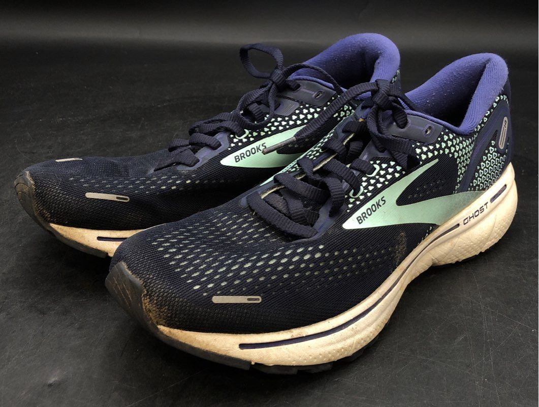 Brooks Women's Ghost 14 Blue Athletic Shoes - Size 10