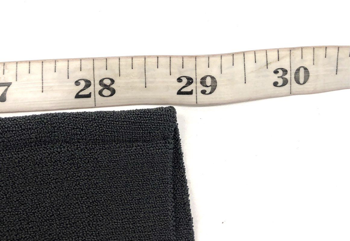 There Was One Women's Black Wide Leg Knit Viscose Blend Trousers Sz XS