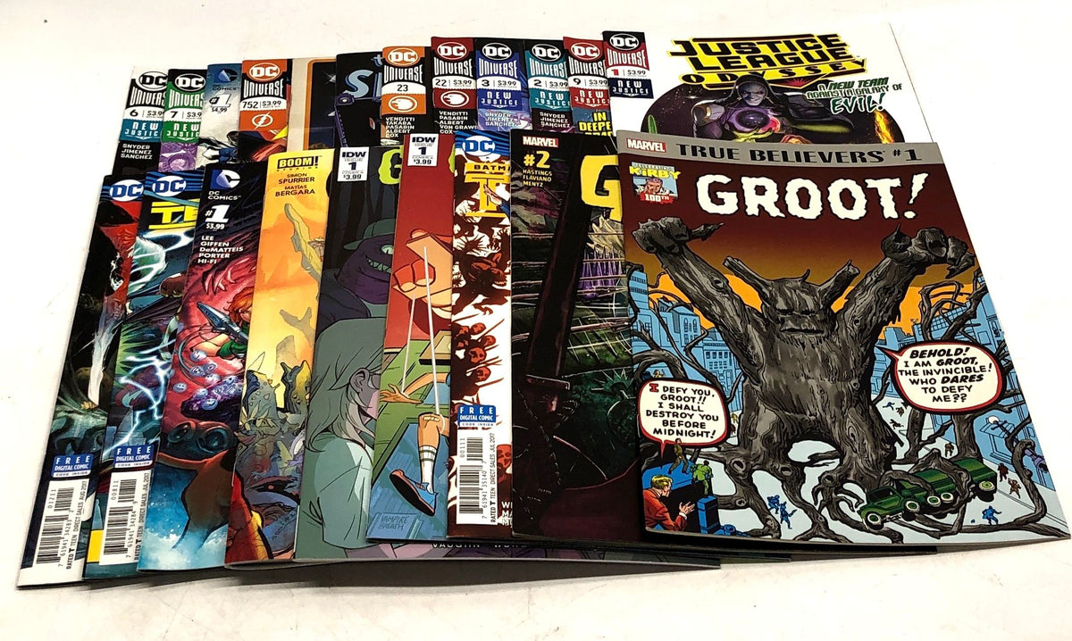 Marvel DC Comic Book Lot Modern Age Superhero Mixed Titles 20 Comics