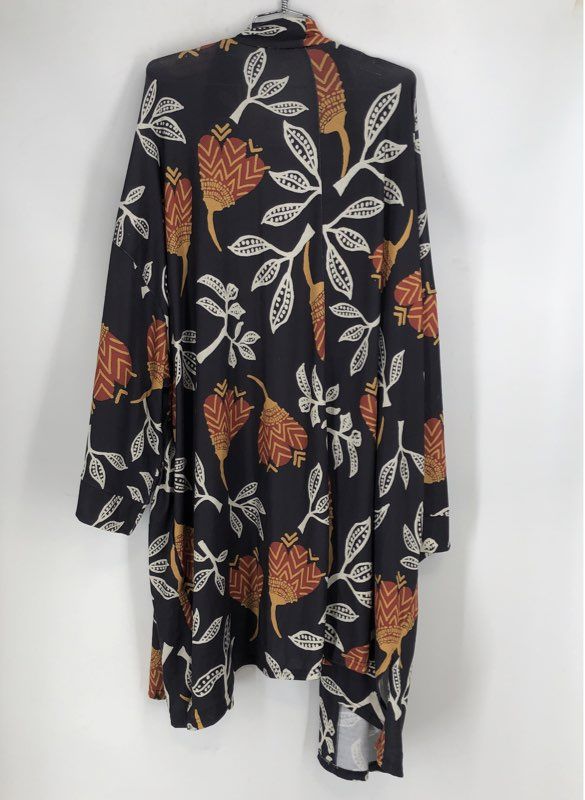NWT Simple Women's Multicolor Floral Kimono Jacket - Size 3X