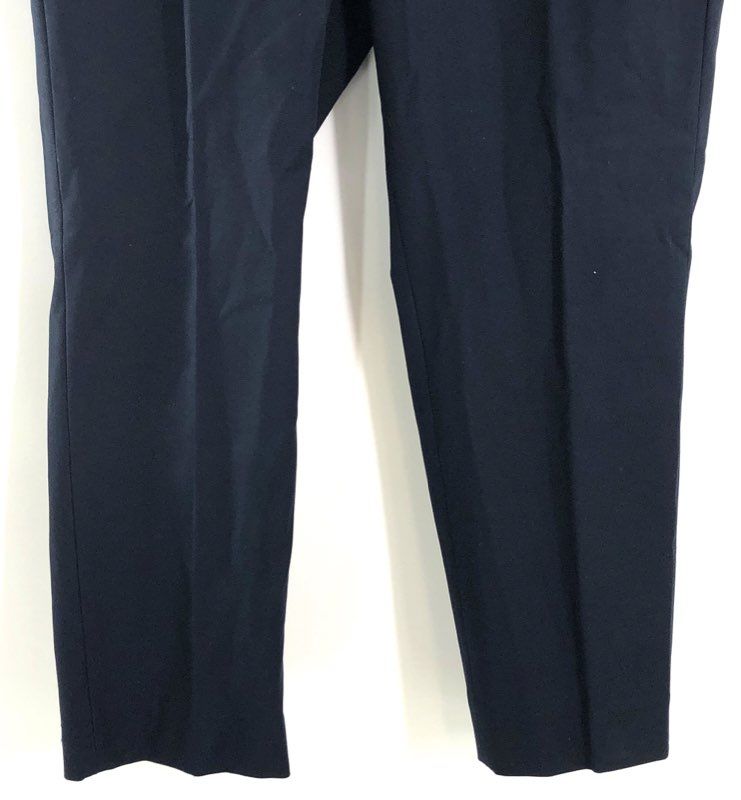 Banana Republic Women's Navy Blue Stretch Cotton Blend Ankle Trousers Sz 10R NWT