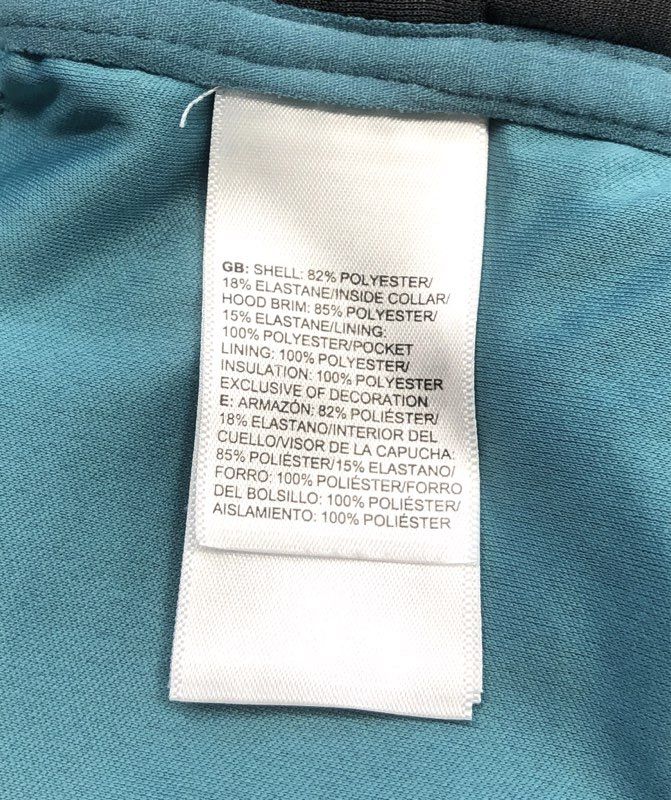 The North Face Women's Mountain Sweatshirt Zip Hoodie Blue Colorblock Sz L