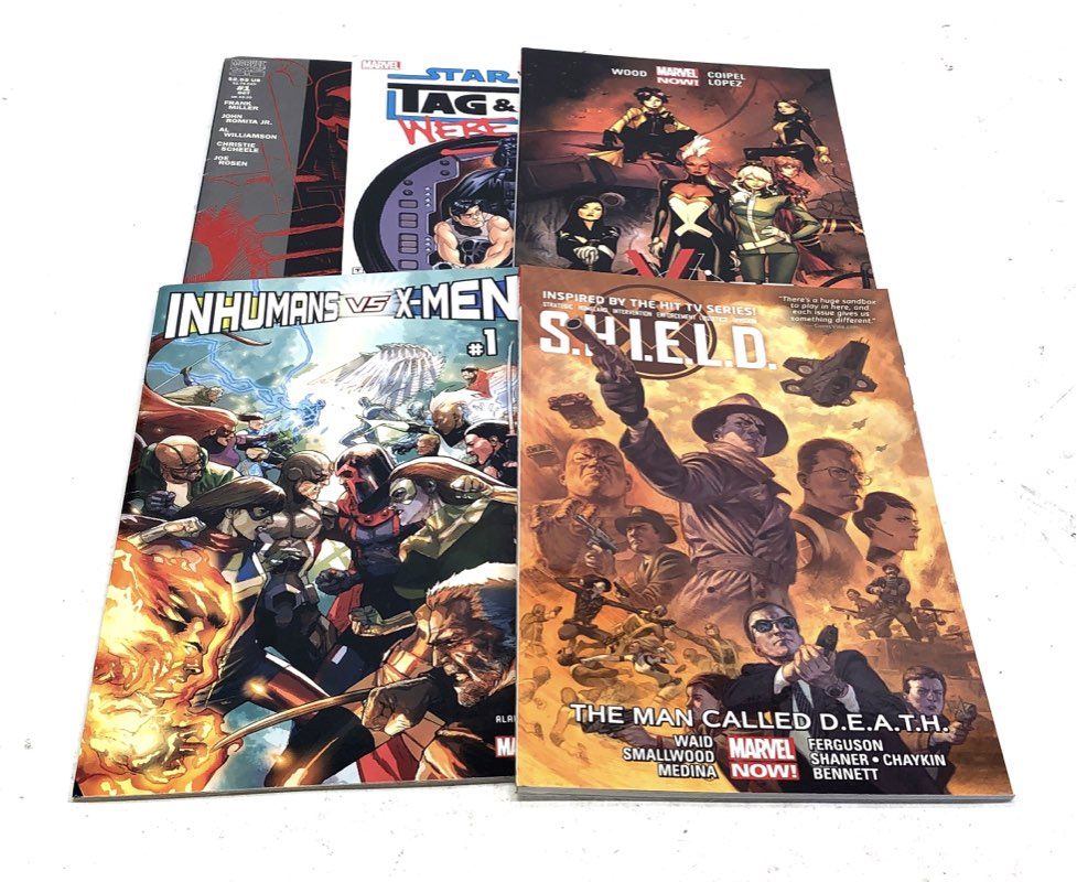 Marvel Comic Lot 5 Comics Daredevil Star Wars X-Men SHIELD Modern Age