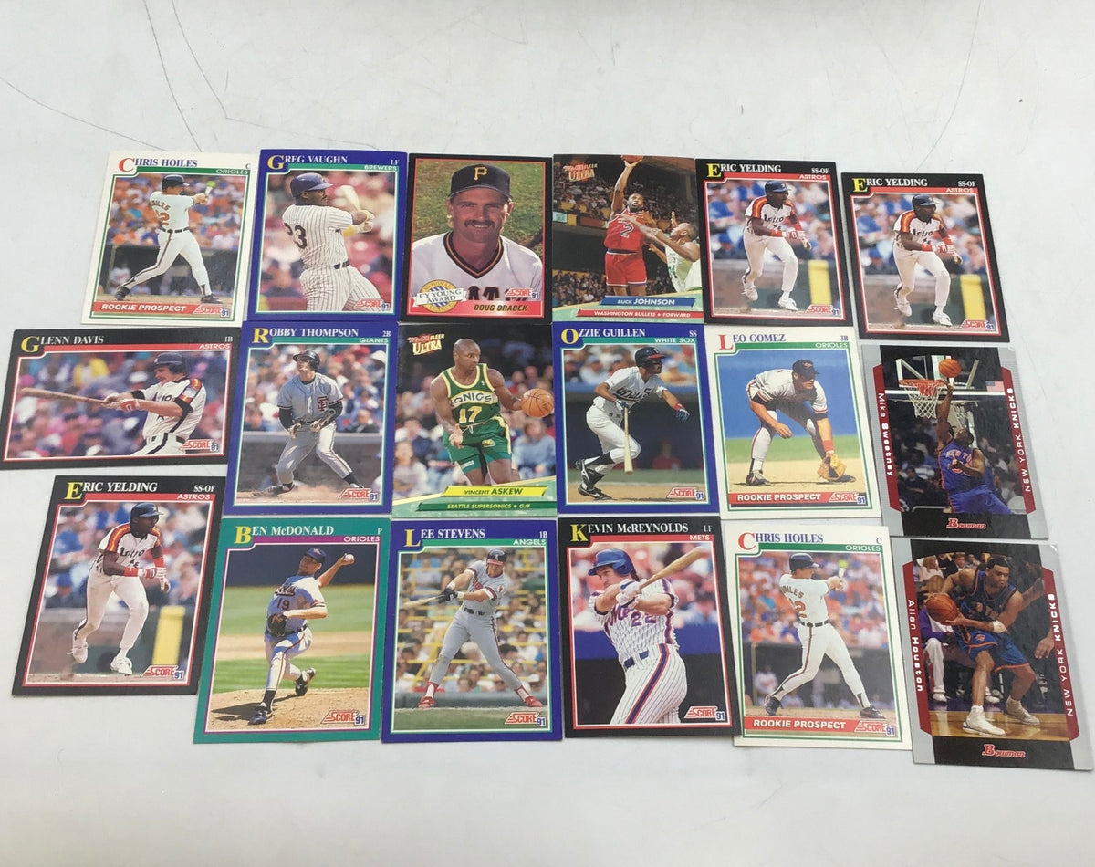 Lot of Basketball, Baseball Cards. Medium Box, Unsorted