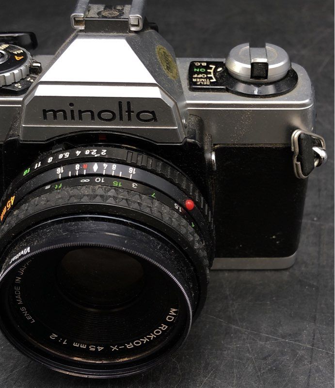 Minolta XG-1 Film 35mm SLR Camera With Lens