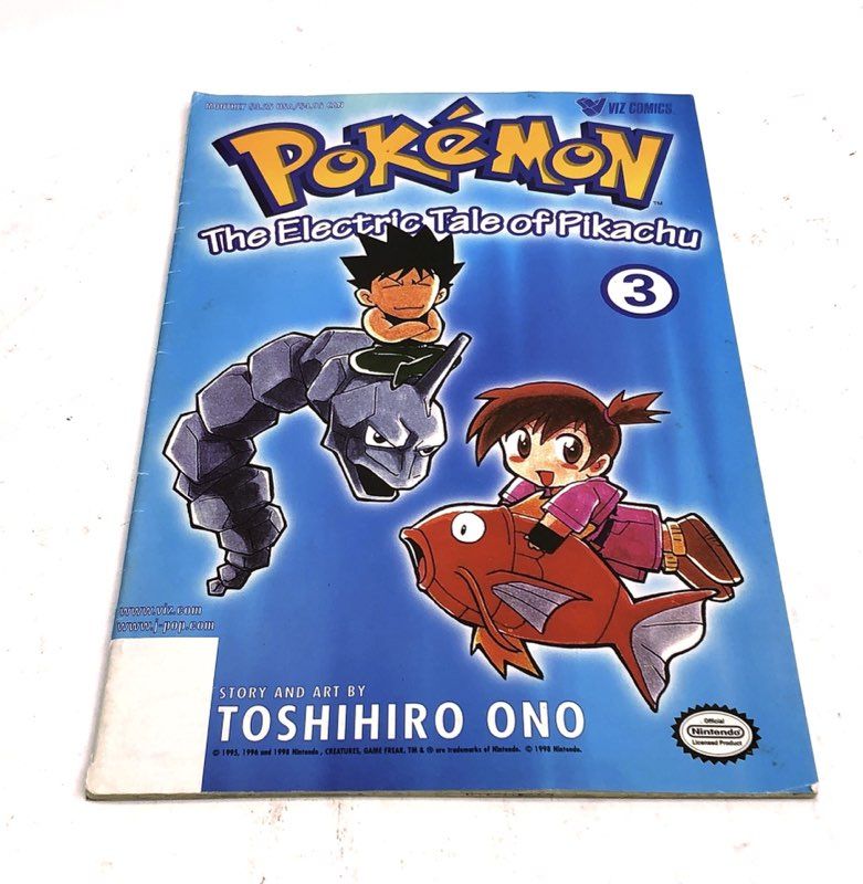 Pokmon Comic Book Lot 7 Comics Viz Media Electric Tale of Pikachu #1 3 4
