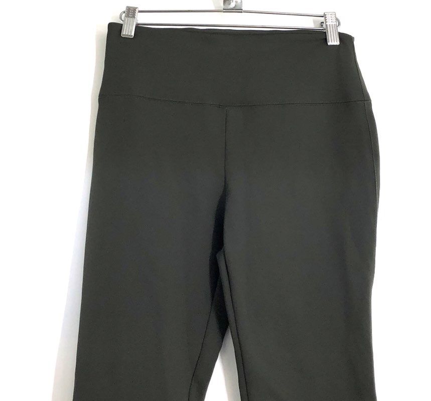 Theory Women's Black Yoke Legging High Rise Stretch Slim Pants Size S