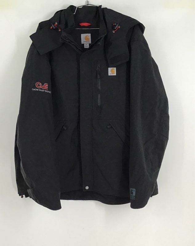 Carhartt Men&#39;s Black Work Jacket - Size XL