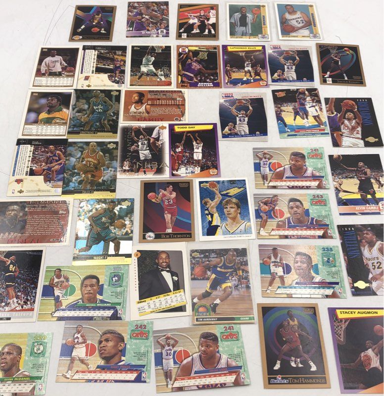 10.8 lbs. Lot of Basketball NBA Cards. Medium Box, Unsorted