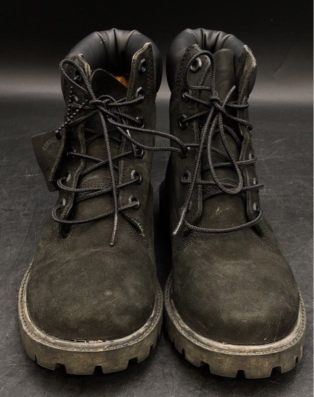Timberland Boys Black Boots - Size 4M