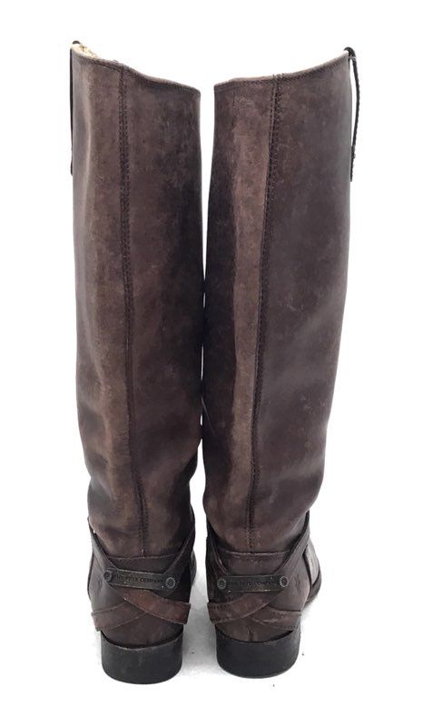 Frye Women's Lindsay Plate Brown Tall Riding Boots - Size 6B