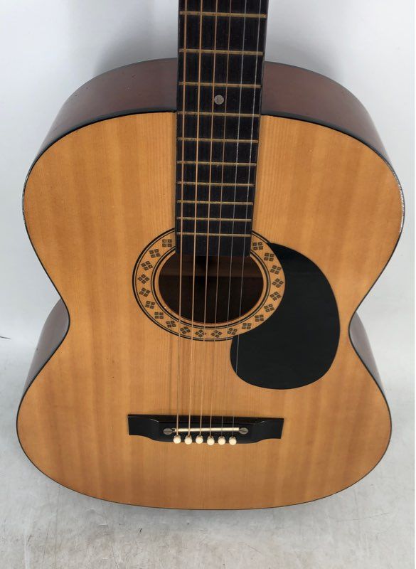 Hohner HW200 Brown 6 String Acoustic Guitar With Case