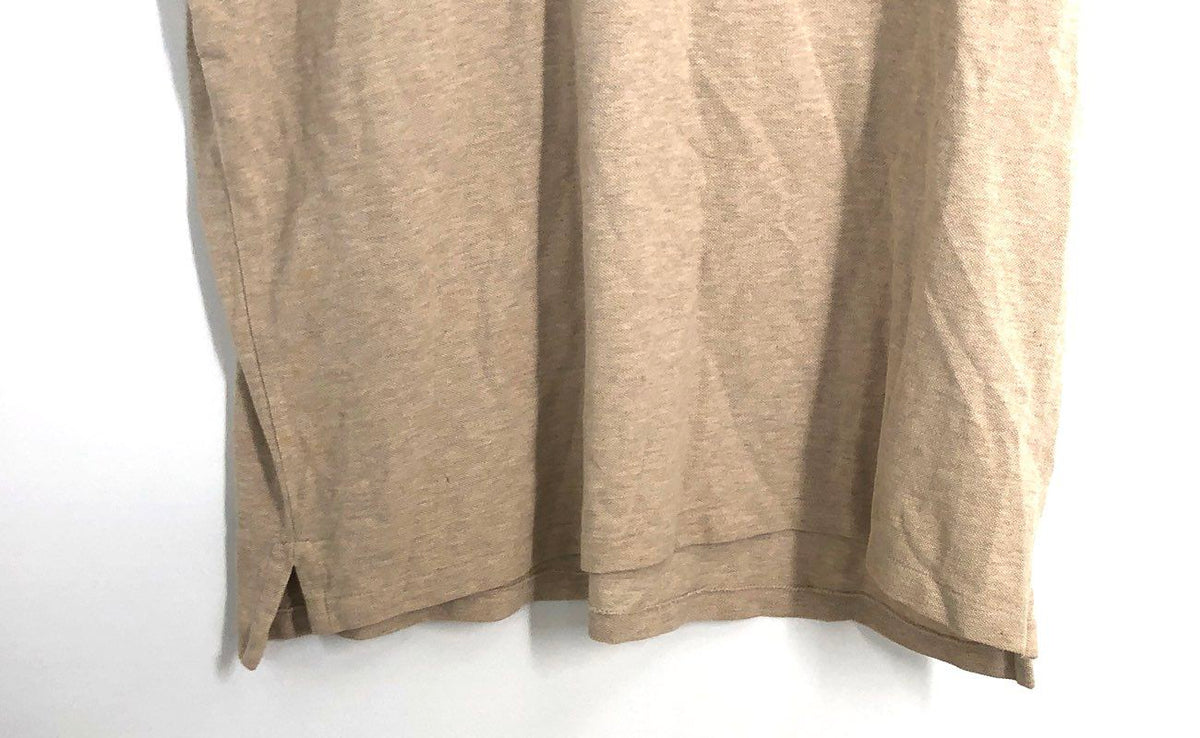 Polo Ralph Lauren Men's Beige Heathered Short Sleeve Classic Fit Polo Shirt XL