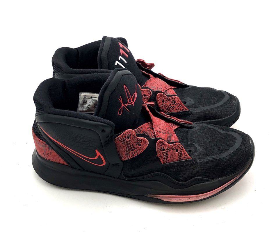 Nike Kyrie Infinity Black University Red Snakeskin Basketball Shoes Size 10