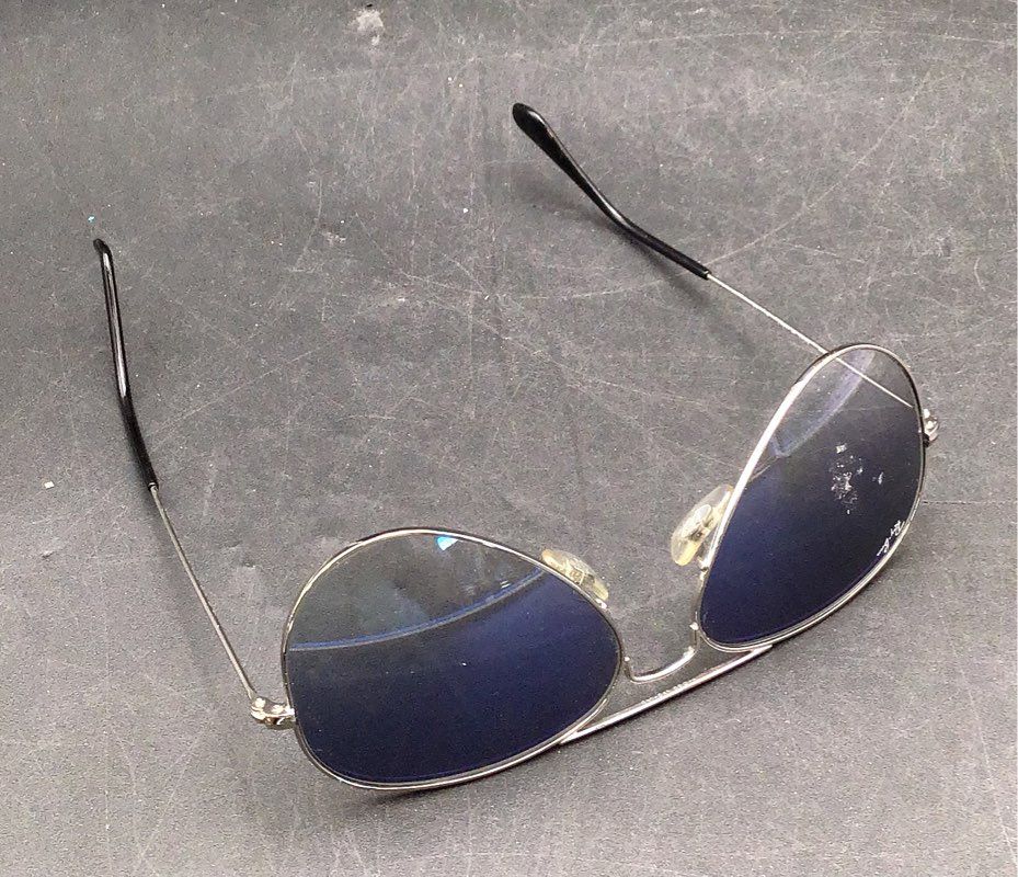 Ray-Ban Men's Blue Aviator Sunglasses