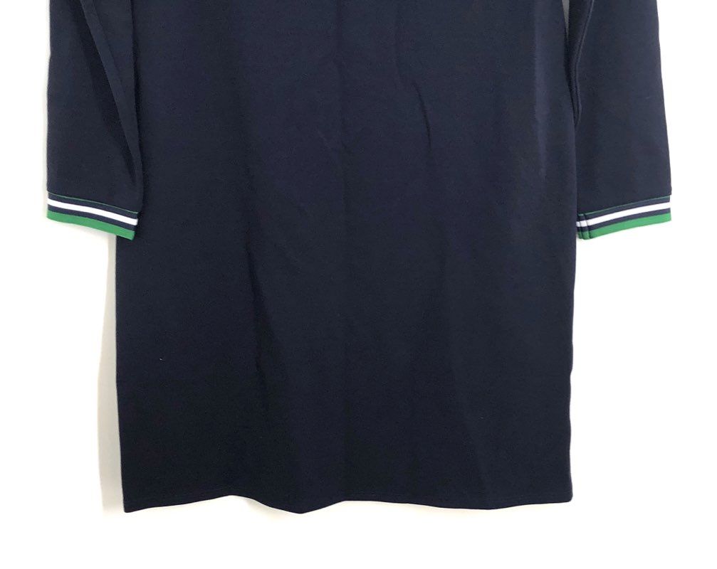 Jude Connally Women's Cameron Dress Navy Shamrock Green Long Sleeve NWT Sz XS