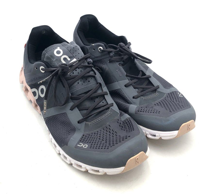On Cloudflow Rock Rose Grey Pink Women's Running Shoes Size 10