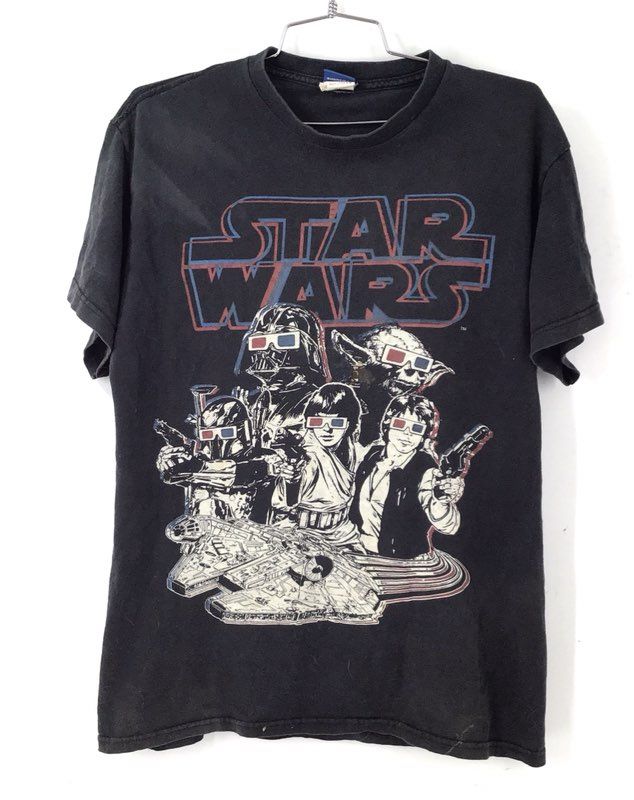 Star Wars Men's Black T-Shirt - Size M