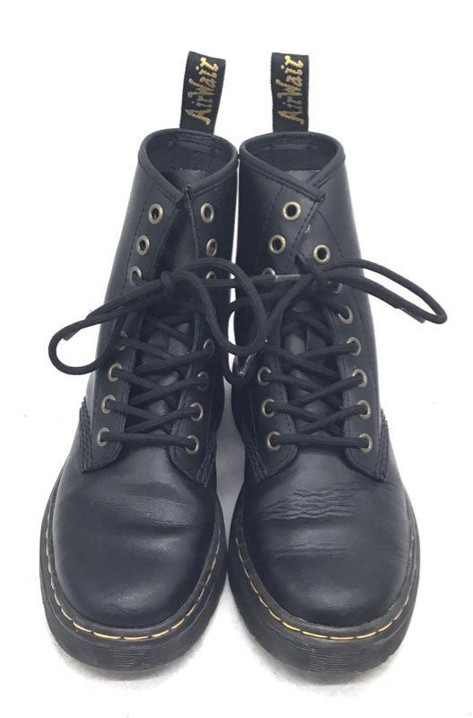 Dr. Martens Women's Zavala Black Combat Boots - Size 5