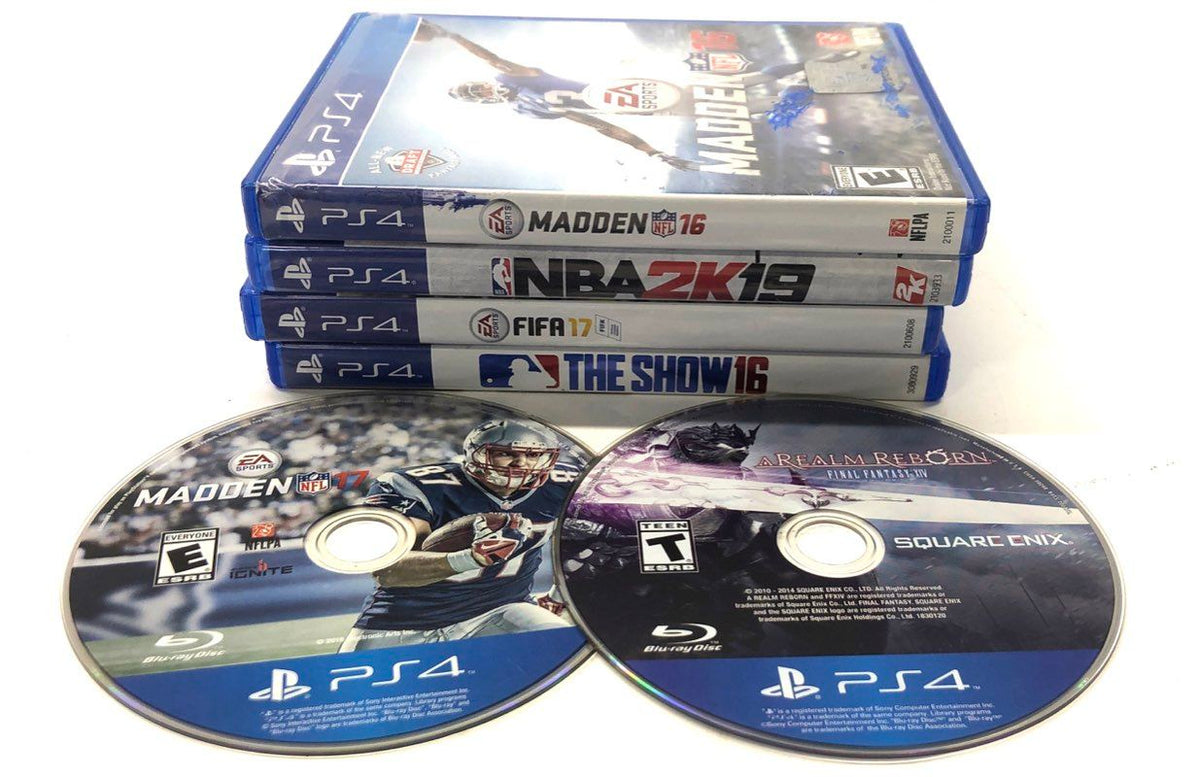 Madden NBA 2K19 FIFA 17 6 PlayStation 4 PS4 Game Lot Sports