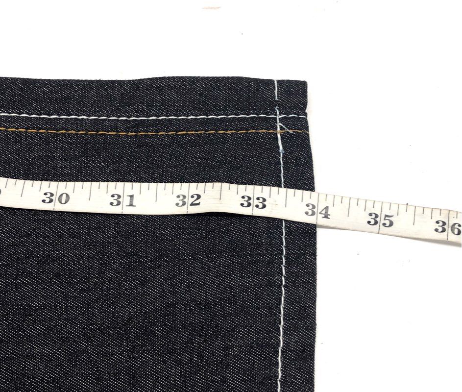 Vintage 90s Chams Mens Jeans Dark Indigo Wave Embroidery Sz 32 Lot of 4 NWT