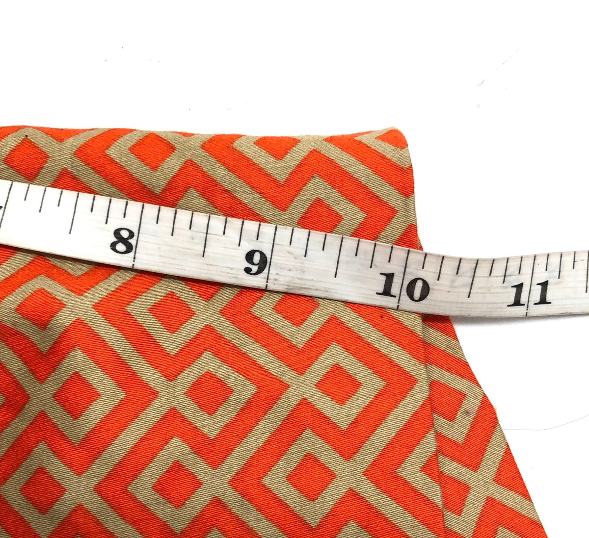 Michael Kors Women's Mandarin Orange Fretwork Geometric Print Shorts Size 18W