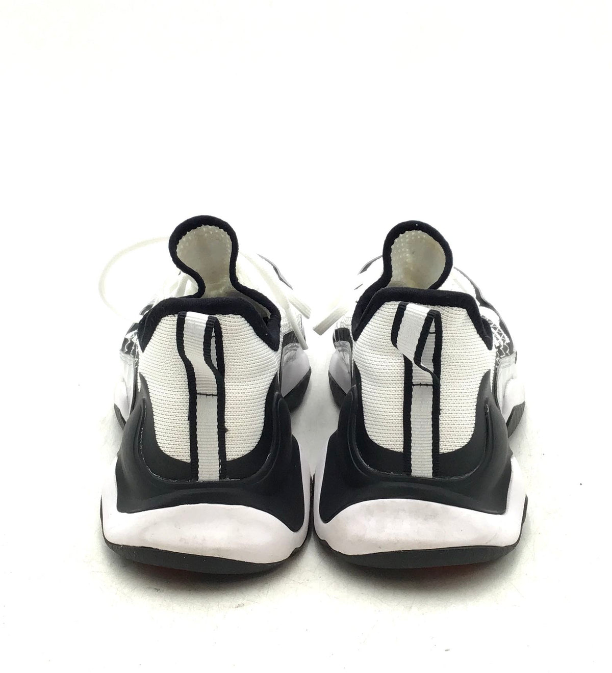 Adidas Men&#39;s SM Impact White Black Basketball Athletic Shoes - Size 8