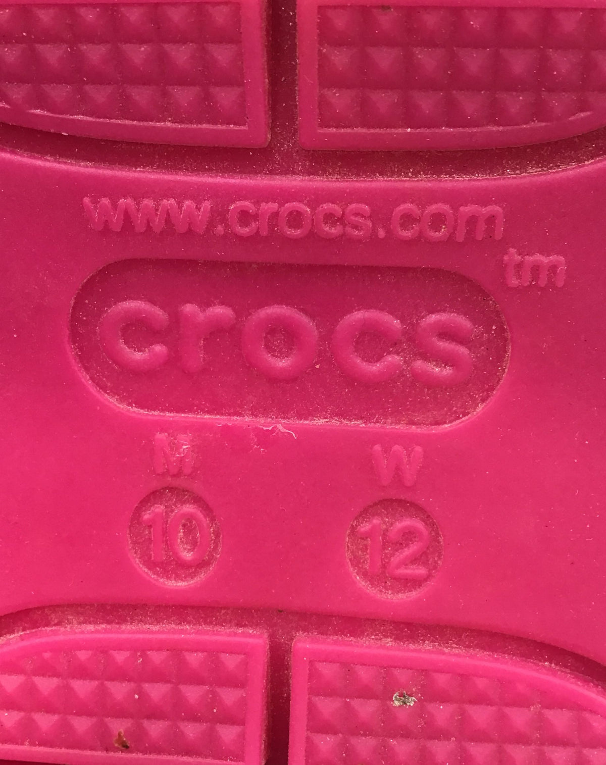 Crocs Women&#39;s Pink Clog Shoes - Size 12