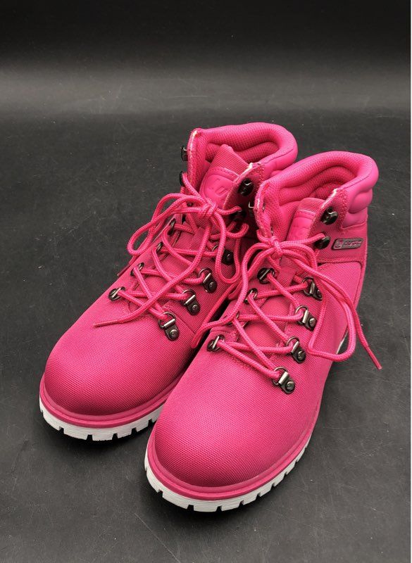 Lugz Women's Grotto II Pink Combat Boots - Size 6.5