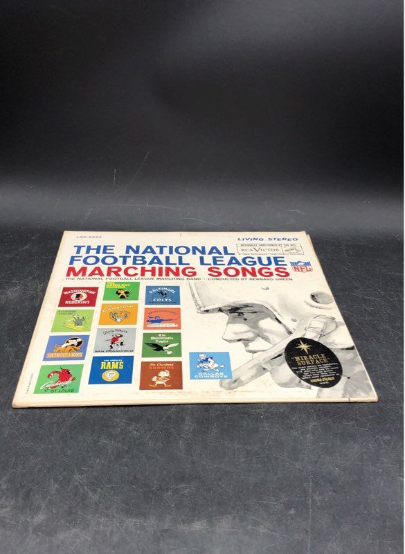 The National Football League, Campus Raily Vinyl Records Lot Of 2