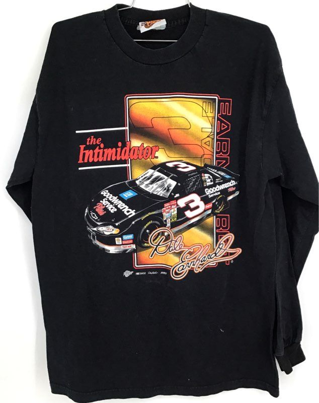 Winner&#39;s Circle Men&#39;s Black NASCAR Dale Earnhardt Sweatshirt - Size Large