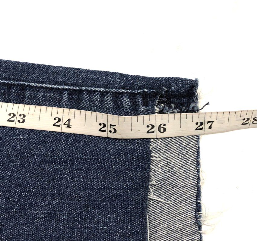 PacSun Women's High-Rise Ankle Jegging Blue Virgil Distressed Raw Hem NWT Sz 22