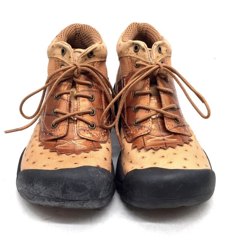 Twisted X Women's Tan Brown Leather Hiking Boots - Size 7.5 M