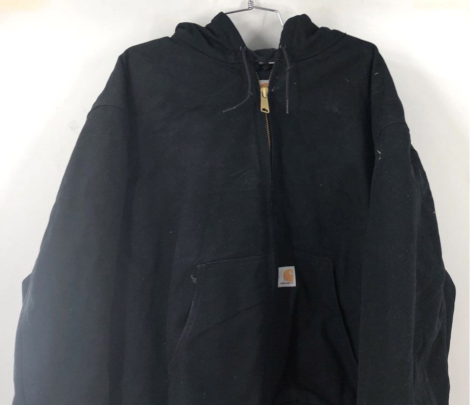 Carhartt Men's Black Bomber Jacket - Size 2XL