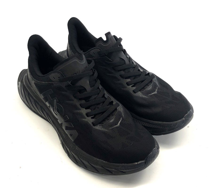 Hoka One One Carbon X 2 Triple Black Running Sneakers Men's Size 8D