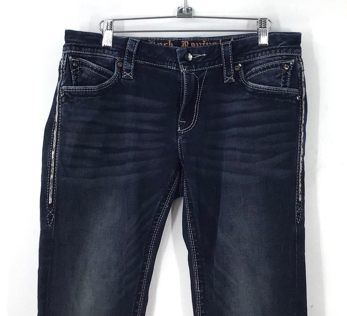 Rock Revival Women's Blue Leah Denim Bootcut Jeans - Size 29