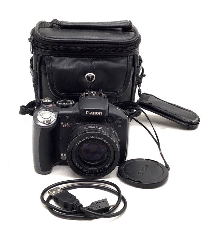 Canon PowerShot S5 IS 8.0MP 12x Optical Zoom Digital Camera Image Stabilizer