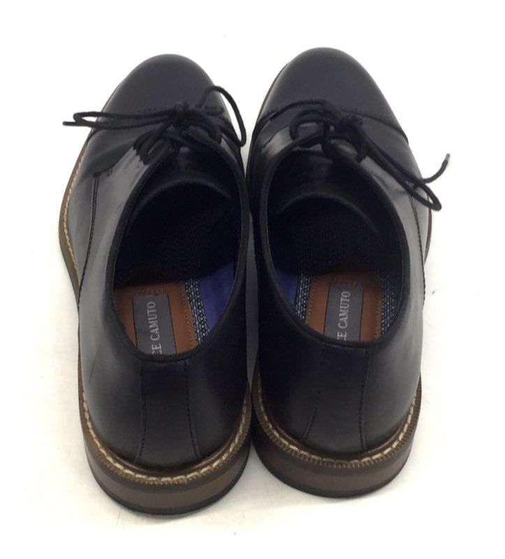 Vince Camuto VY-Lamson Black Leather Cap Toe Oxford Dress Shoes Size 9.5M