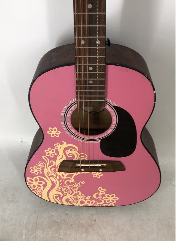 First Act MG354 Brown Pink Acoustic Guitar