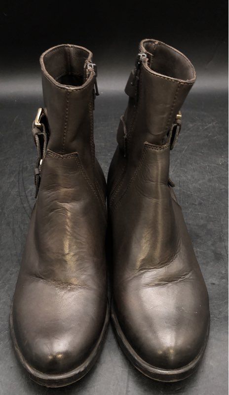 NWT Emanuele Crasto Women's Brown Motorcycle Boots - Size 38