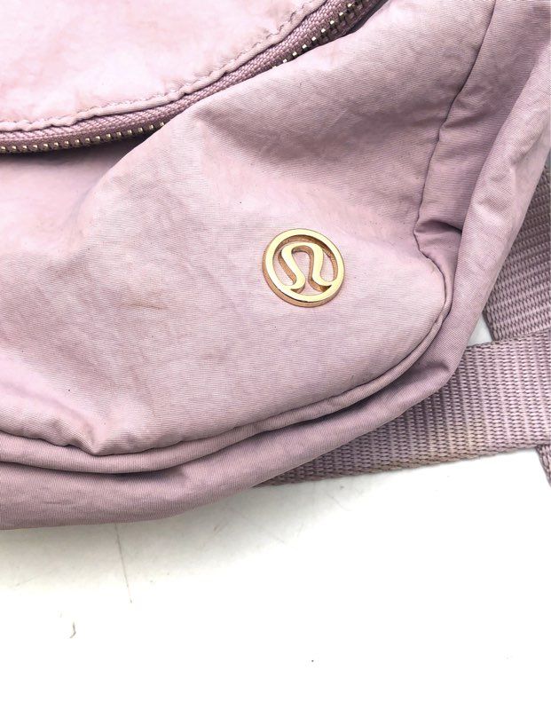Lululemon Purple All Night Festival Crossbody Bag Gold Hardware