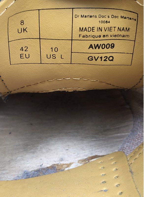 Dr. Martens Women's Black Oxford Dress Shoes - Size 10