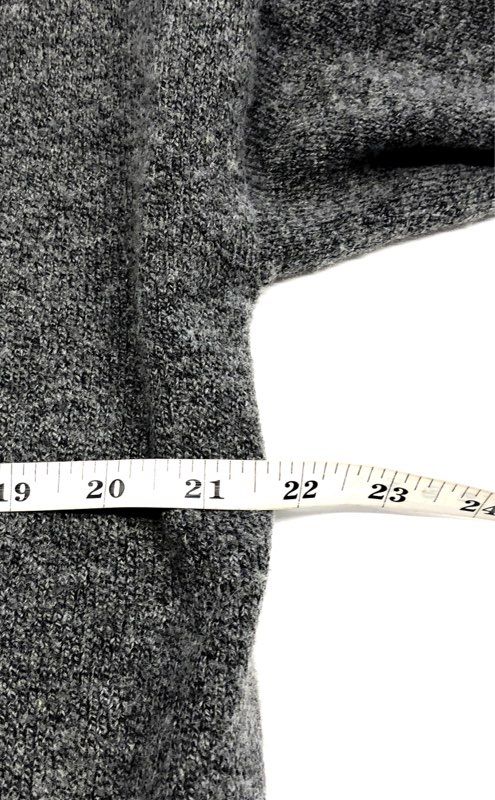 Nordstrom Rack Women's Gray V-Neck Sweater Dress Long Sleeve Tunic NWT Size S