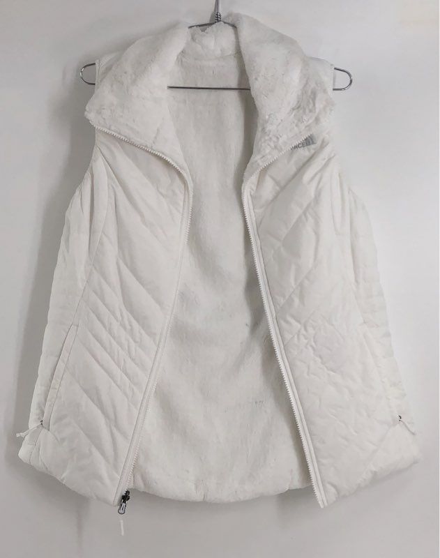 The North Face Women&#39;s White Full-Zip Reversible Vest - Size Medium