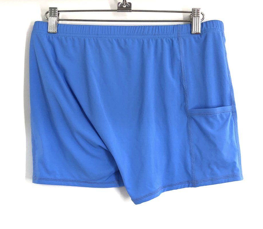 Lilly Pulitzer Women's Blue Luxletic Meryl Active Shorts UPF 50+ NWT Sz M