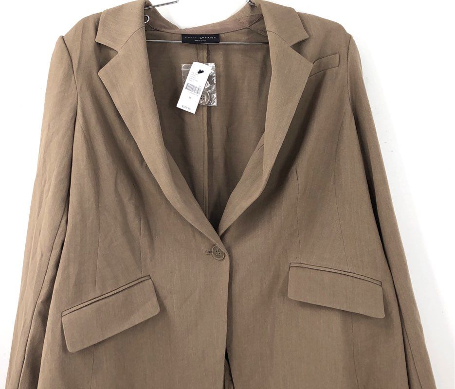 NWT Lane Bryant Women's Tan Blazer - Size 16