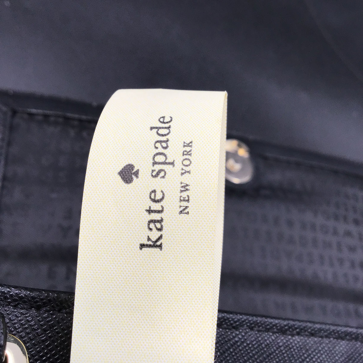 Kate Spade Cream\Black Leather 'Brynlee Color Block' Satchel Bag (+COA)
