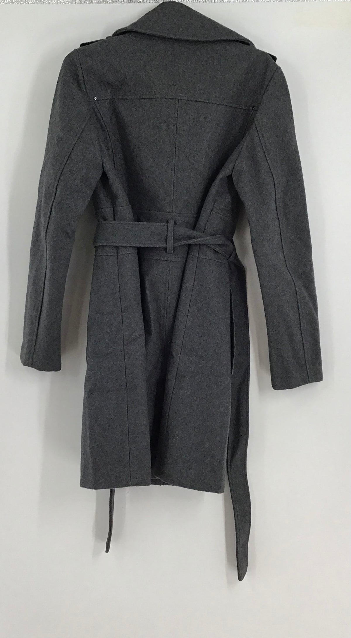 Kenneth Cole Women&#39;s Gray Trench Coat - Size 6